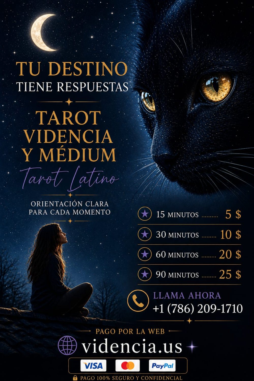 TAROT EN ESPAÑOL · 15 MIN $5